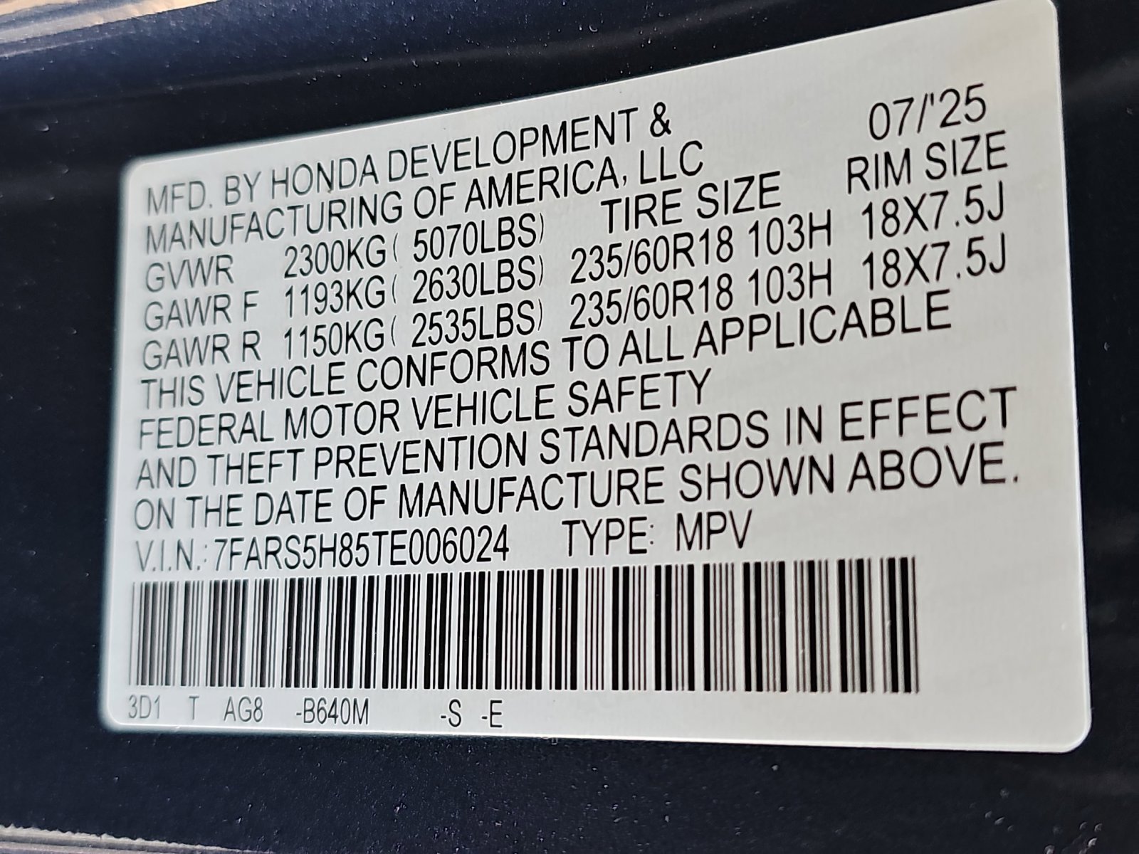 New 2026 Honda CR-V Sport-L image 35