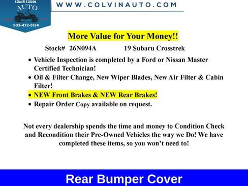 Used 2019 Subaru Crosstrek 2.0i Limited w/ Popular Package #3 image 2