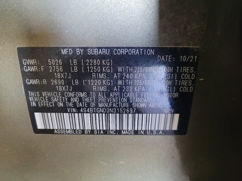 Used 2022 Subaru Outback Limited XT AWD/4WD image 33