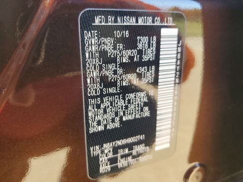 Used 2017 Nissan Armada SL w/ Technology Package image 41