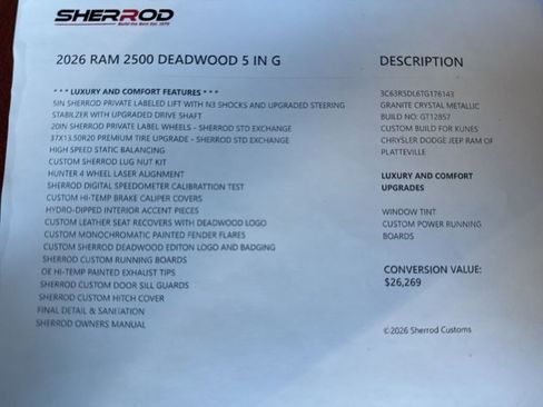 New 2026 RAM 2500 Big Horn AWD/4WD image 33