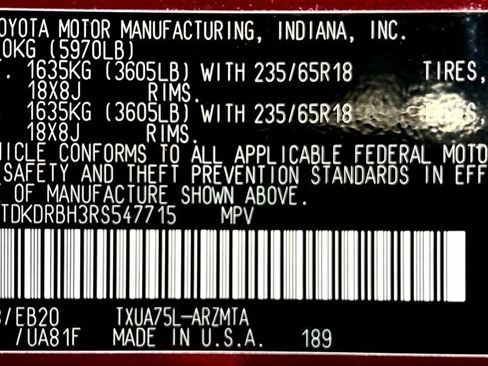 Certified 2024 Toyota Highlander XLE image 26