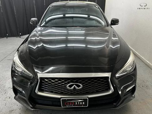 Used 2018 INFINITI Q50 Red Sport 400 w/ Sensory Package (Sport) RWD image 2