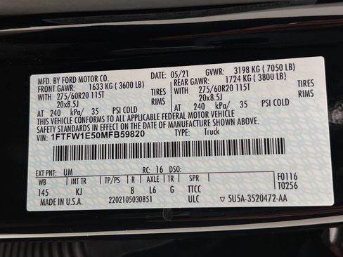 Used 2021 Ford F150 King Ranch w/ Equipment Group 601A High image 25