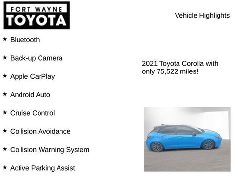 Used 2021 Toyota Corolla XSE FWD image 7