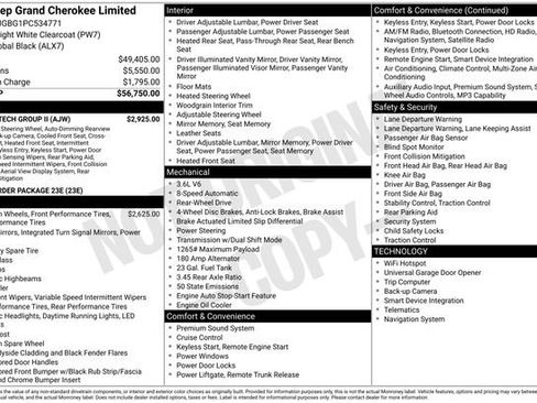 Used 2023 Jeep Grand Cherokee Limited w/ Luxury Tech Group II image 25