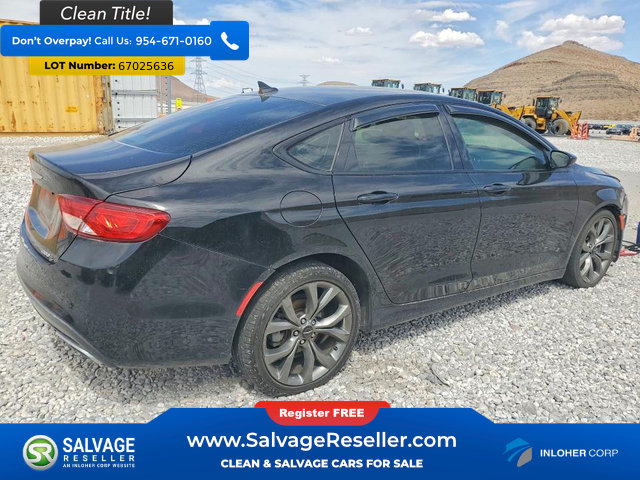 Used 2015 Chrysler 200 S w/ Navigation & Sound Group I FWD image 4