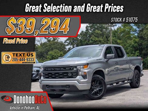 Used 2026 Chevrolet Silverado 1500 Custom w/ Turbomax Blackout Package AWD/4WD image 1