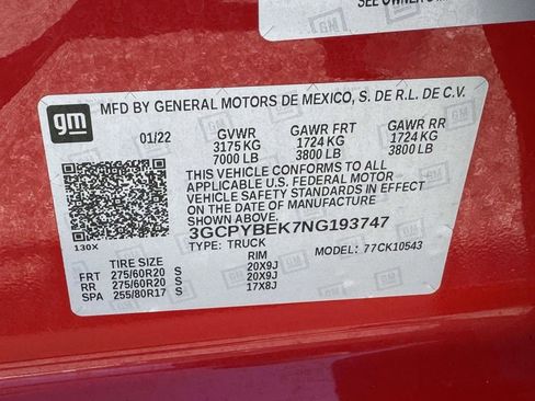 Used 2022 Chevrolet Silverado 1500 Custom w/ LPO, Blackout Package image 28