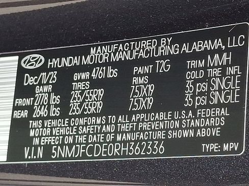 Certified 2024 Hyundai Tucson SEL w/ Convenience Package AWD/4WD image 25