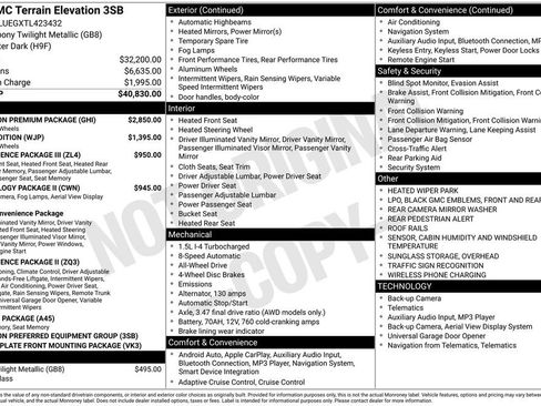 New 2026 GMC Terrain Elevation w/ Elevation Premium Package AWD/4WD image 5