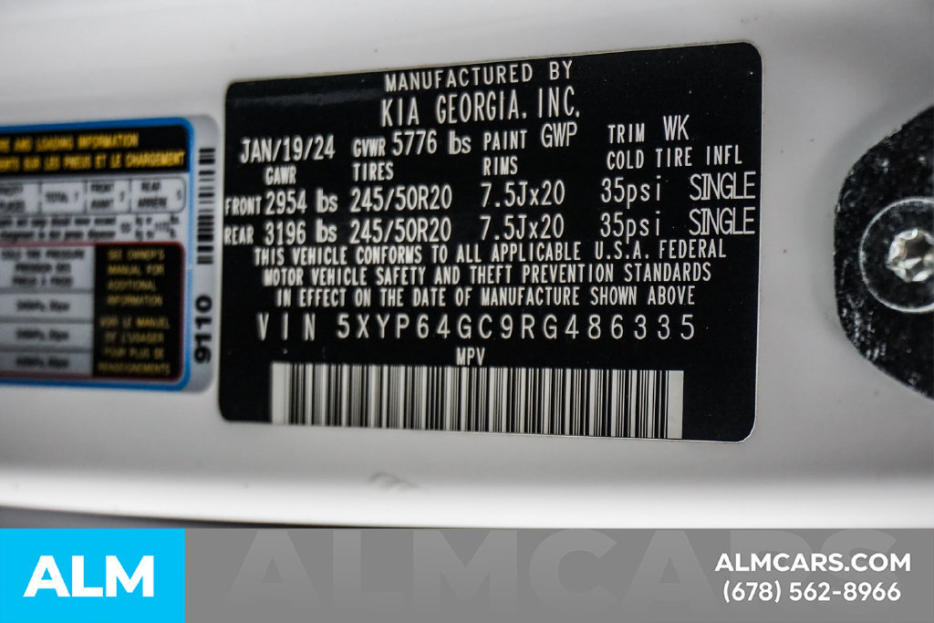 Used 2024 Kia Telluride S w/ S Sunroof Package FWD image 57