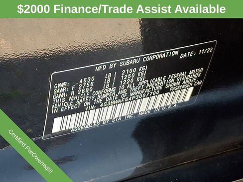 Used 2023 Subaru Legacy Premium AWD/4WD image 27