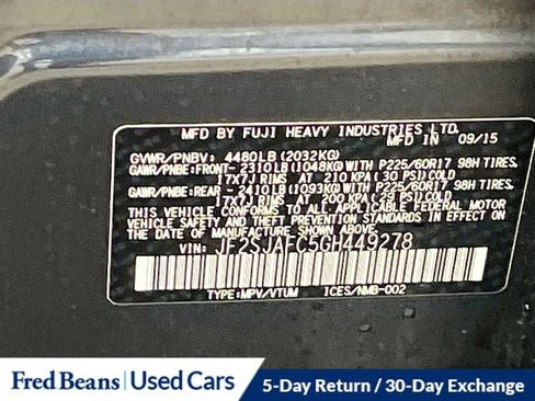 Used 2016 Subaru Forester 2.5i Premium image 32