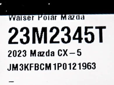 Used 2023 MAZDA CX-5 Carbon Edition AWD/4WD image 30