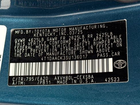 Certified 2025 Toyota Camry SE w/ Convenience Package FWD image 47