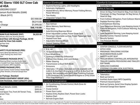Used 2024 GMC Sierra 1500 SLT w/ SLT Premium Plus Package AWD/4WD image 9