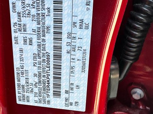 New 2026 Ford Ranger Lariat w/ FX4 Off-Road Package image 15