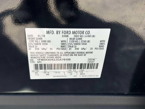 Used 2018 Ford Explorer XLT w/ Equipment Group 202A AWD/4WD image 18