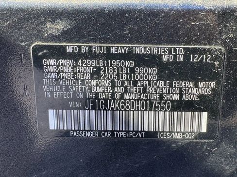 Used 2013 Subaru Impreza 2.0i Limited AWD/4WD image 30
