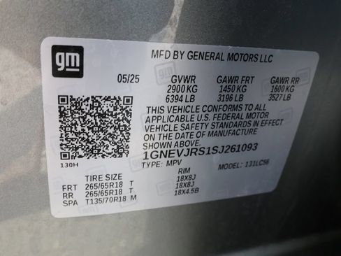 Used 2025 Chevrolet Traverse Z71 w/ Driver Confidence Package AWD/4WD image 41