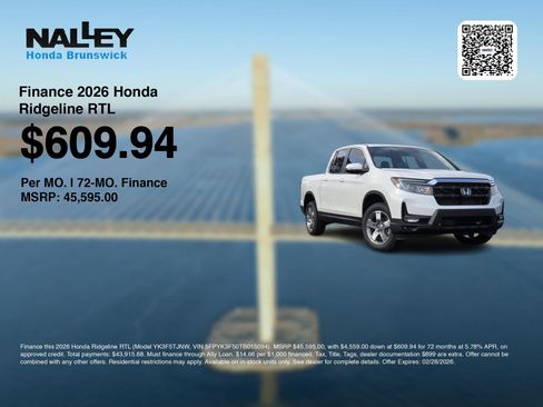 New 2026 Honda Ridgeline RTL image 7