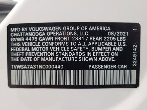 Used 2022 Volkswagen Passat 2.0T SE image 33