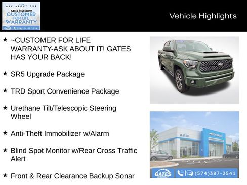 Used 2021 Toyota Tundra SR5 w/ TRD Sport Plus Package image 6