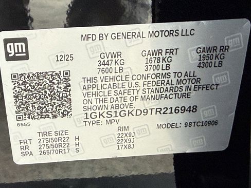 New 2026 GMC Yukon XL Elevation w/ Elevation Premium Package image 19