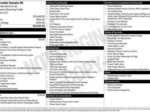 Used 2019 Hyundai Sonata SE image 3