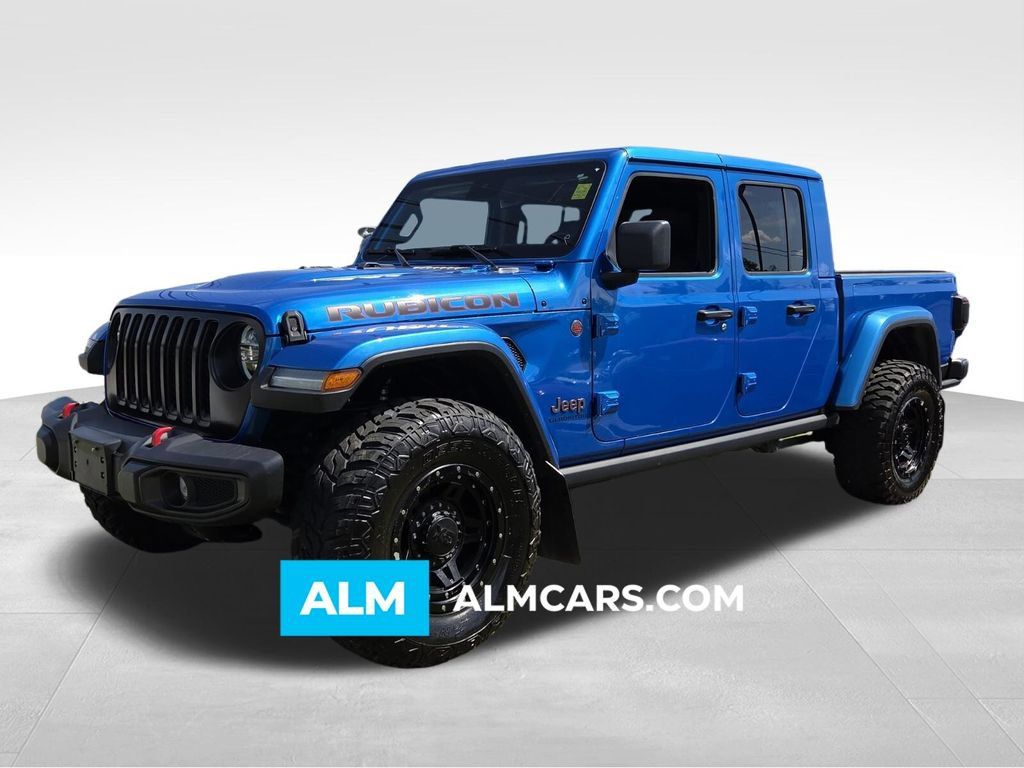 Used 2021 Jeep Gladiator Rubicon w/ Uconnect 4C Nav & Sound Group AWD/4WD image 1