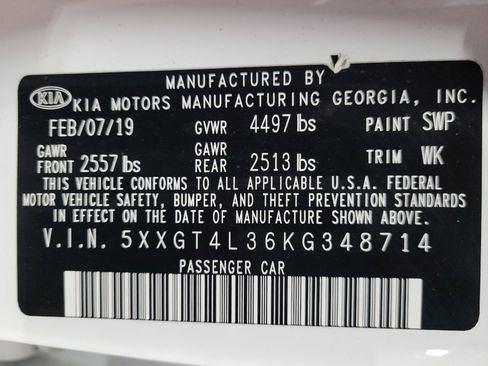 Used 2019 Kia Optima LX image 33