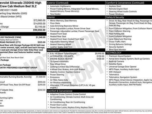 Used 2025 Chevrolet Silverado 2500 High Country w/ Technology Package AWD/4WD image 19