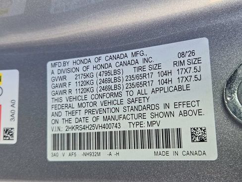New 2027 Honda CR-V LX image 20