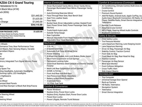 Used 2019 MAZDA CX-5 Grand Touring w/ GT Premium Package image 3