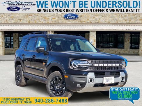 New 2025 Ford Bronco Sport Badlands w/ Badlands Tech Package AWD/4WD image 1