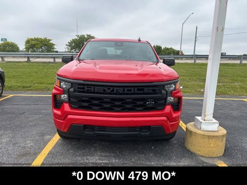 Used 2023 Chevrolet Silverado 1500 Custom w/ LPO, Dark Essentials Package AWD/4WD image 1