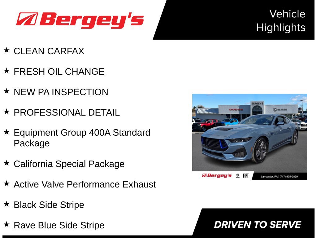 Used 2024 Ford Mustang GT Premium w/ California Special Package RWD image 5