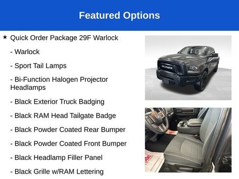 Used 2022 RAM 1500 Classic Warlock w/ Electronics Group image 3