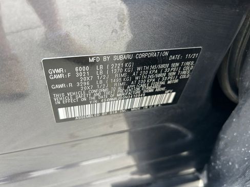 Used 2022 Subaru Ascent Onyx Edition AWD/4WD image 10