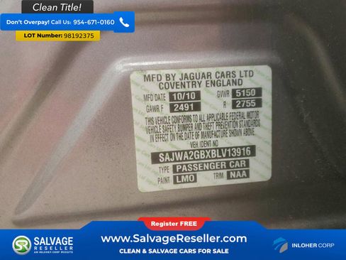 Used 2011 Jaguar XJ L image 16