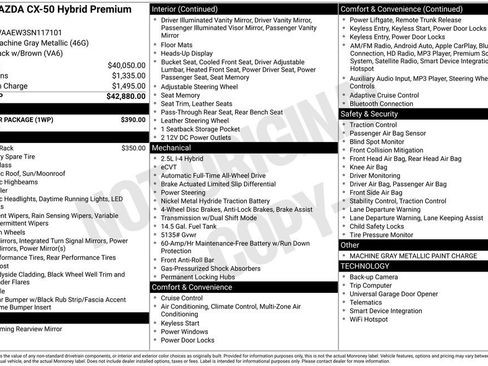 Certified 2025 MAZDA CX-50 2.5 Hybrid w/ Weather Package image 5