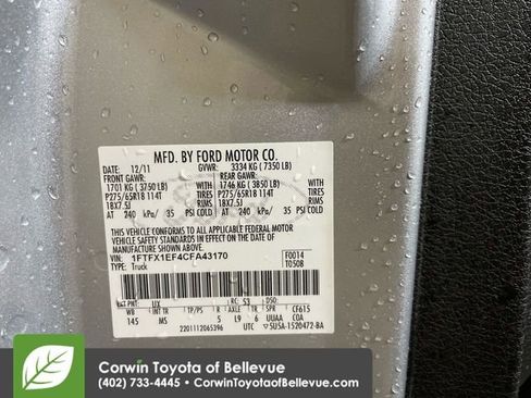 Used 2012 Ford F150 XLT w/ XLT Chrome Pkg image 24