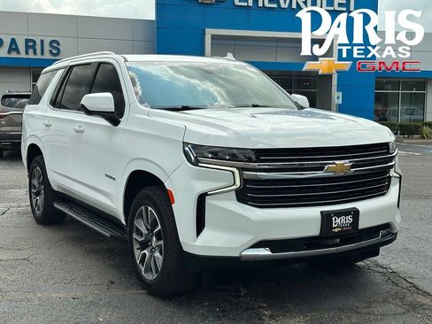 Used 2021 Chevrolet Tahoe LT w/ Rear Media and Nav Package RWD image 1
