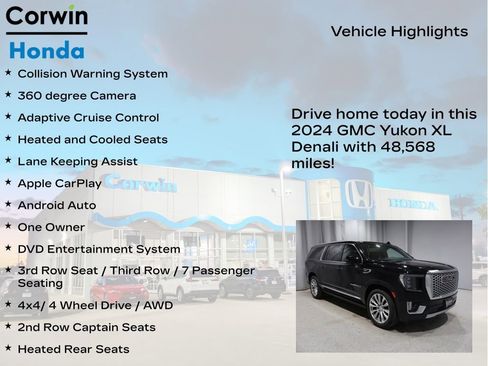 Used 2024 GMC Yukon XL Denali w/ Denali Reserve Package image 7