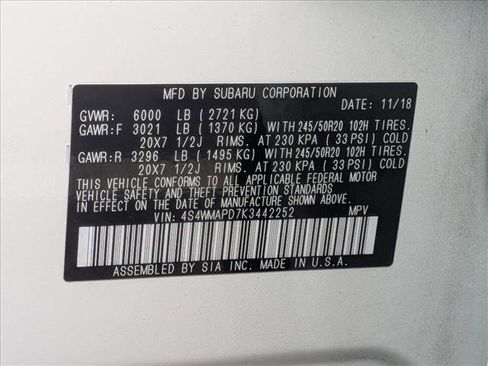 Used 2019 Subaru Ascent Limited image 20