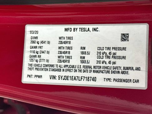 Used 2020 Tesla Model 3 RWD image 39