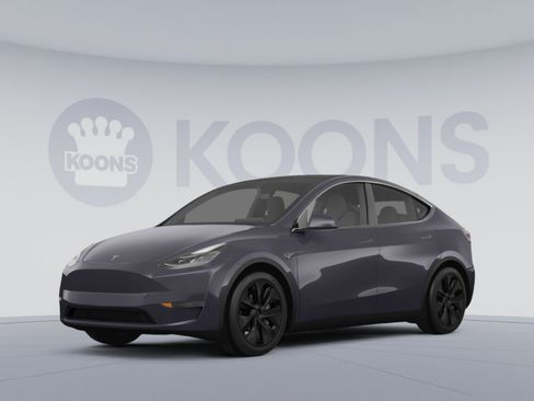 Used 2025 Tesla Model Y Long Range AWD/4WD image 1
