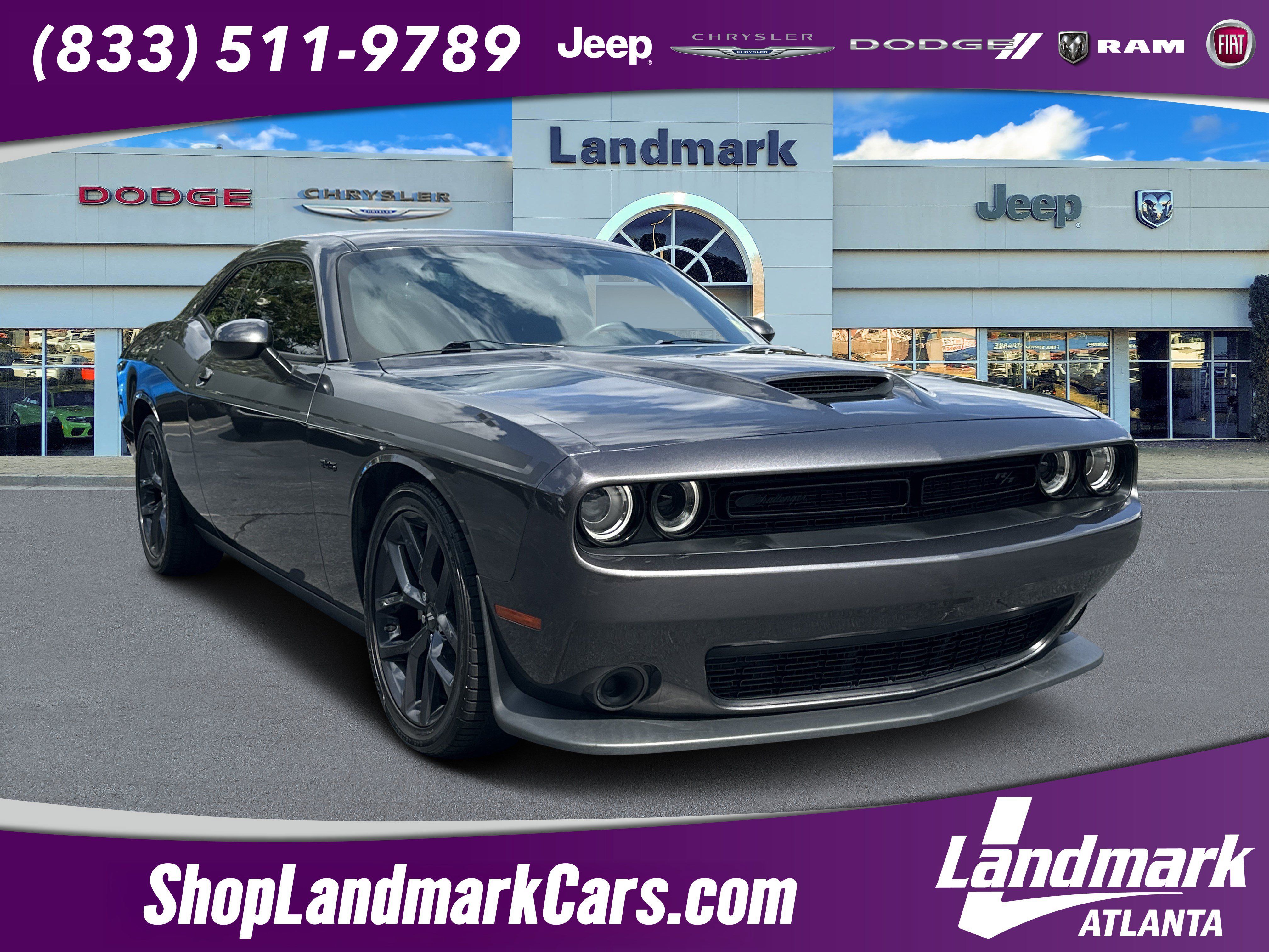 Used 2023 Dodge Challenger R/T w/ Blacktop Package RWD image 1