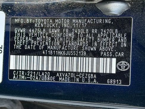 Used 2018 Toyota Camry XLE image 33